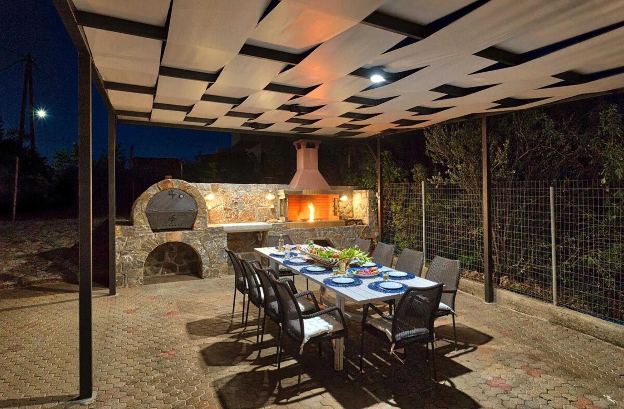Villa Ampelaki - Premium Villa With Heated Pool Kounoupidhianá 外观 照片