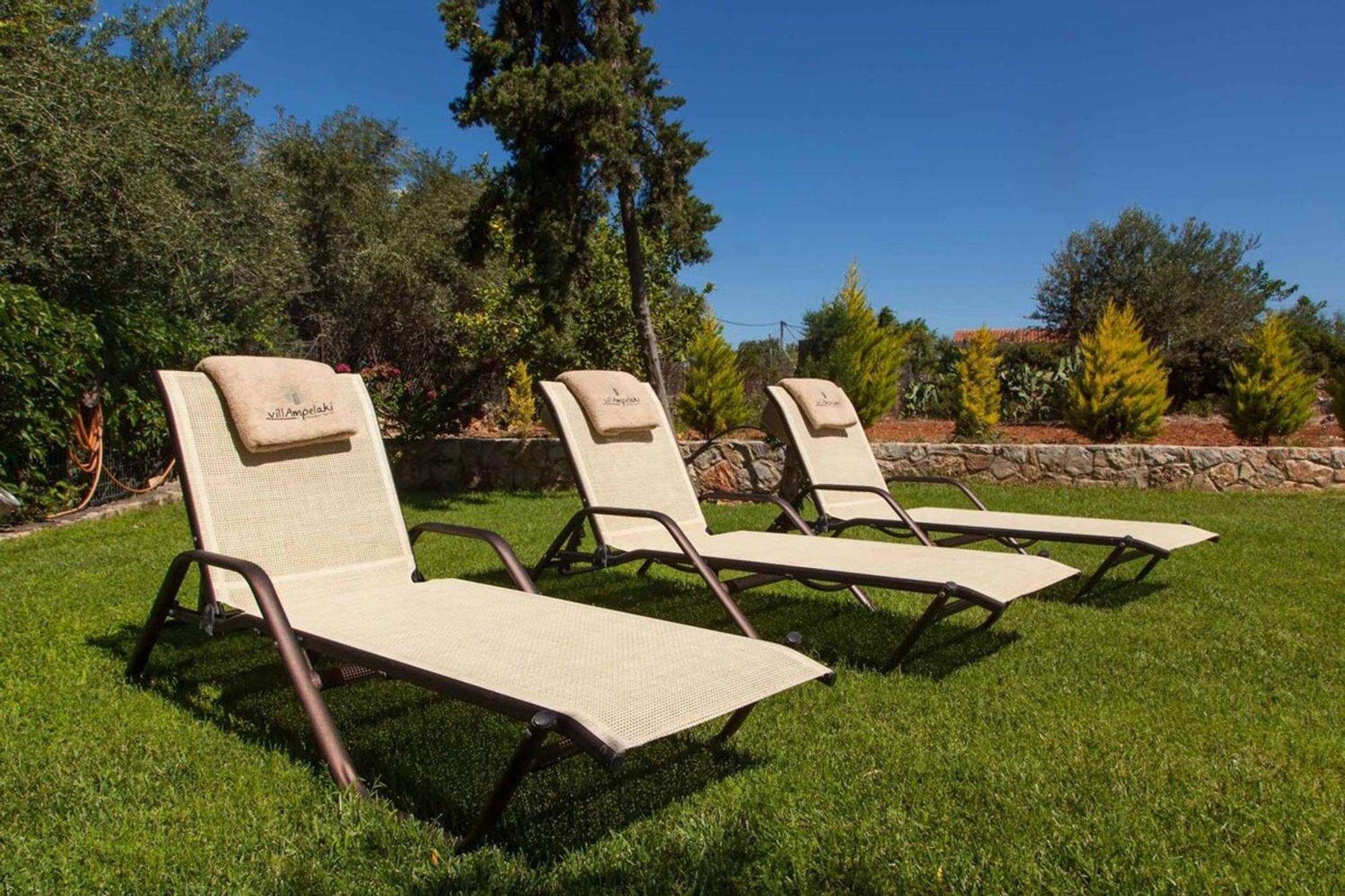 Villa Ampelaki - Premium Villa With Heated Pool Kounoupidhianá 外观 照片