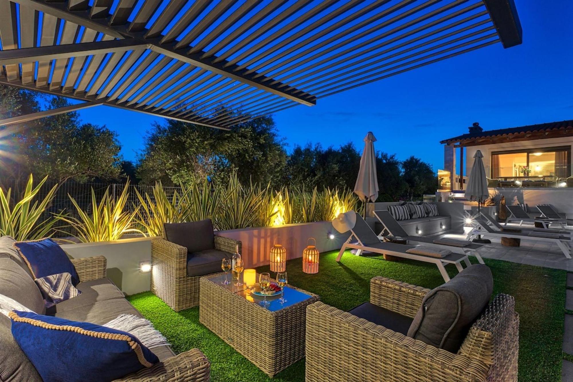 Villa Ampelaki - Premium Villa With Heated Pool Kounoupidhianá 外观 照片