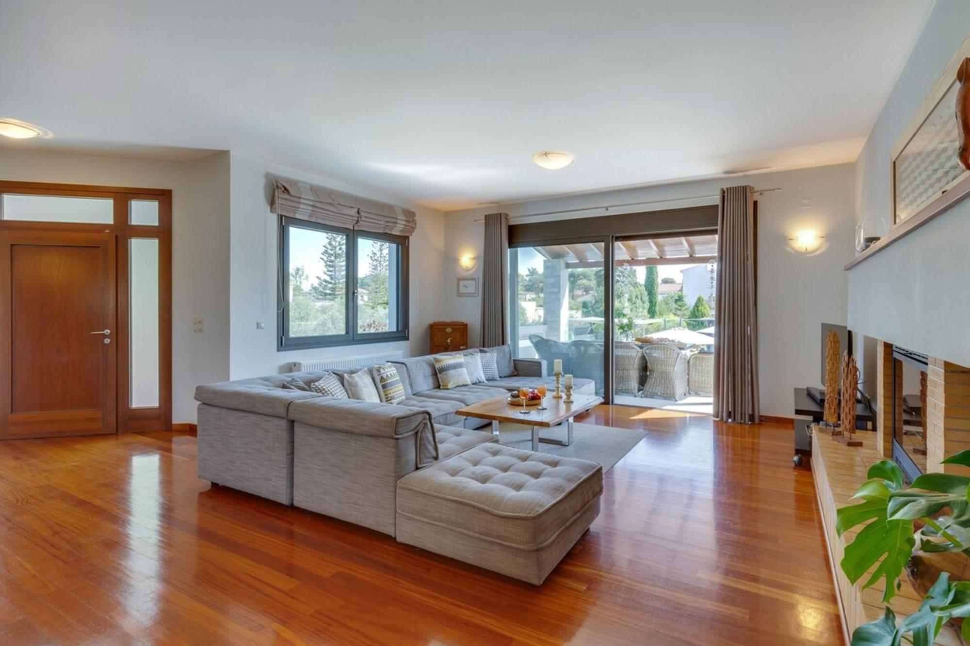 Villa Ampelaki - Premium Villa With Heated Pool Kounoupidhianá 外观 照片